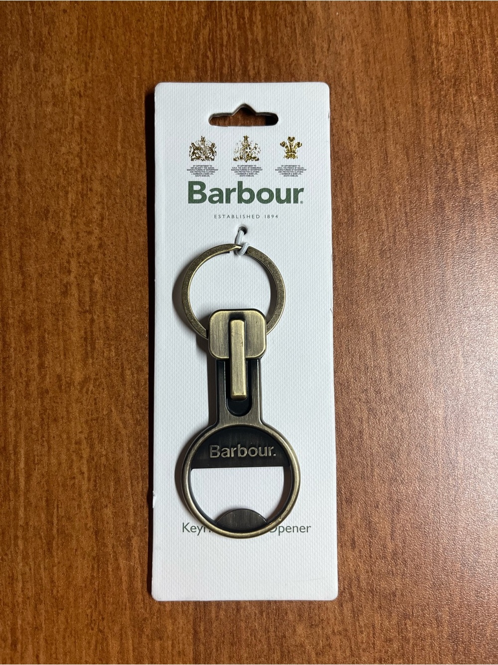 Barbour Keychain Bottle Opener